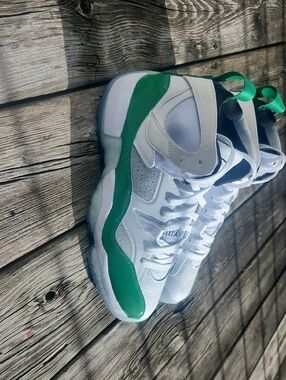 Air Jordan 6 Rings White Green Sneakers Men’s Size 9